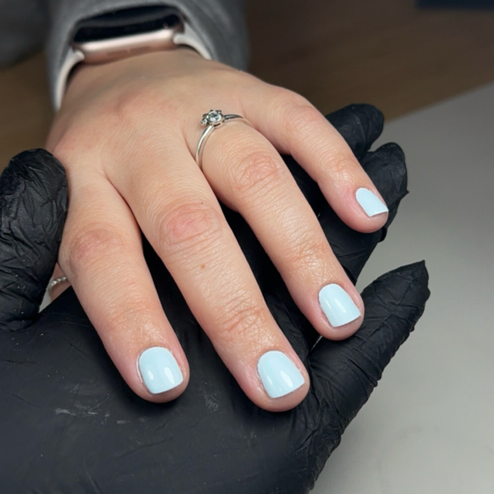 Gel Polish Mani- Solid Color at espinalnails in Northborough, MA