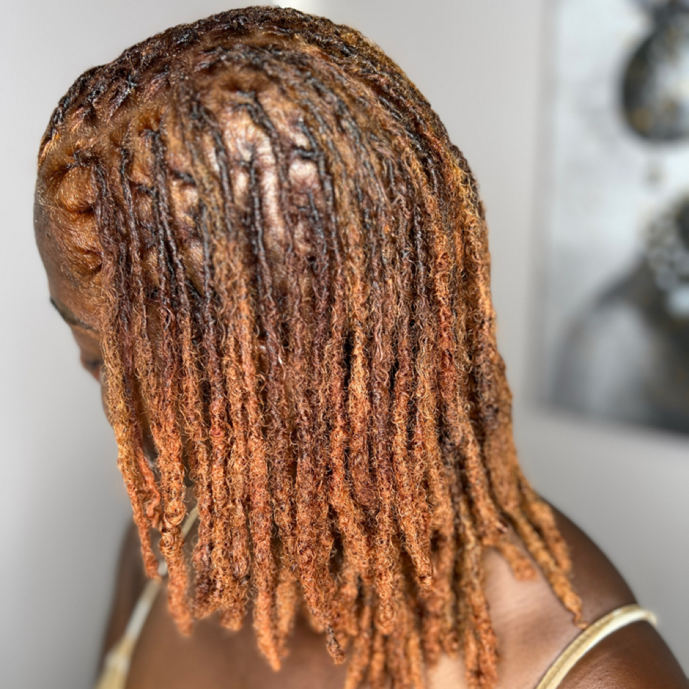 Loc Custom Color at Anjel Hair and Beauty Studios in College Park, GA