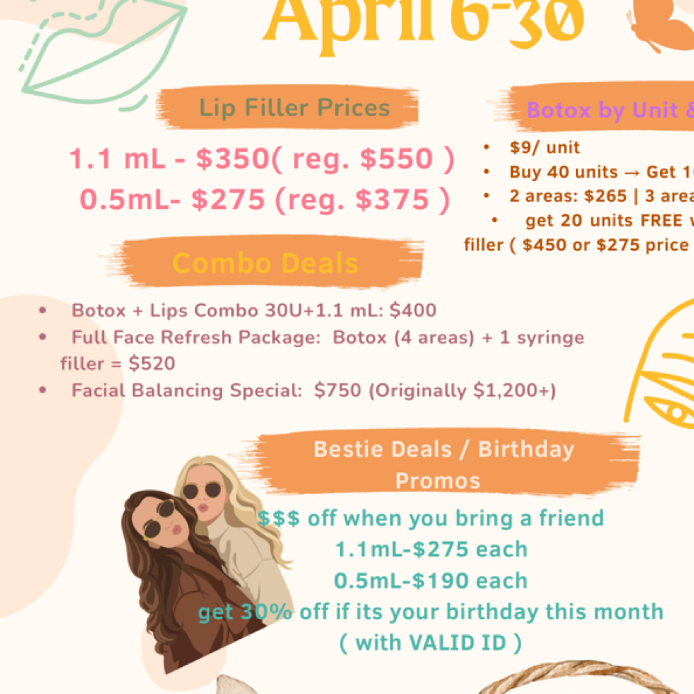 Botox 30U + 1.1mL at beautybydeannette in San Antonio, TX