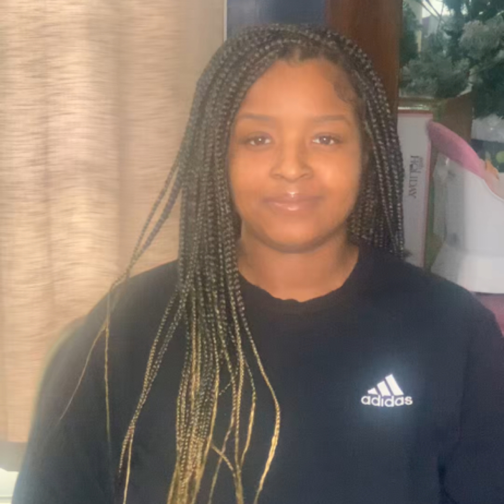 Smedium Knotless (Mid Back) at Charming Clean Braids in Fayetteville, NC
