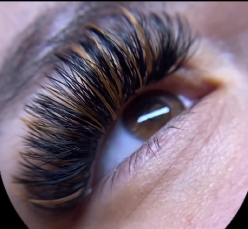 Colored Lash Extensions