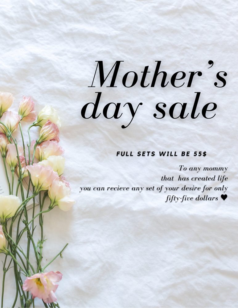 Mothers Day Sale (Mommys Only )