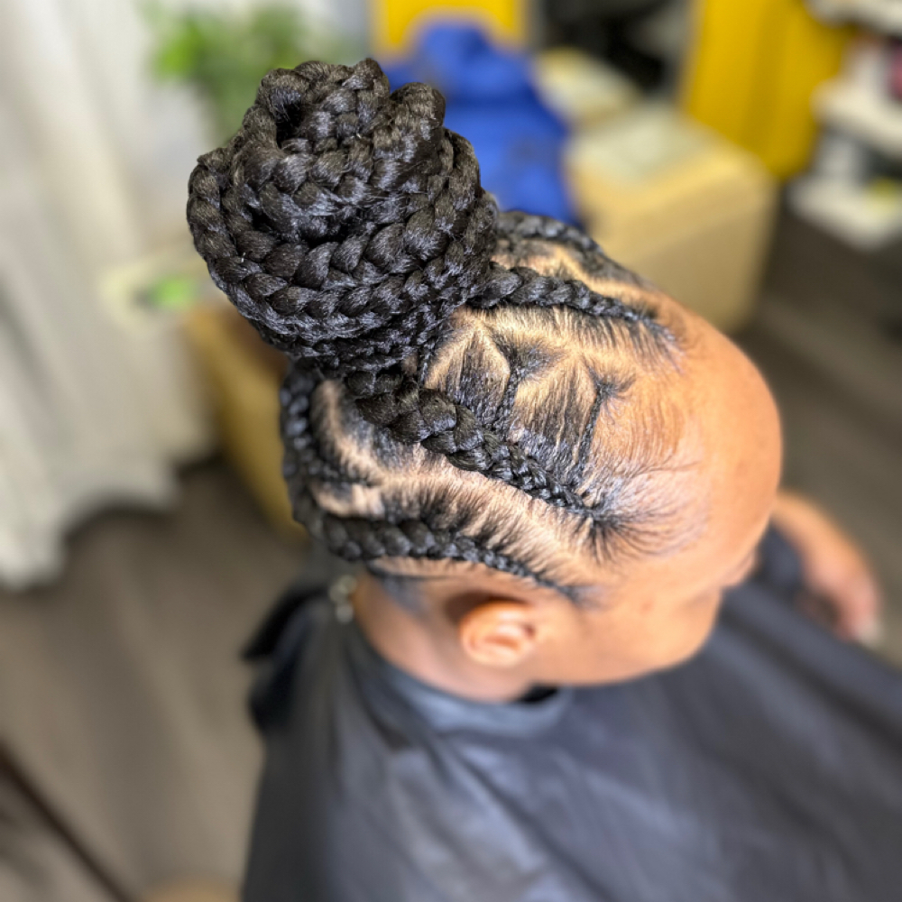 Braided Feedin Bun at MsRuthStyles in Lawrenceville, GA