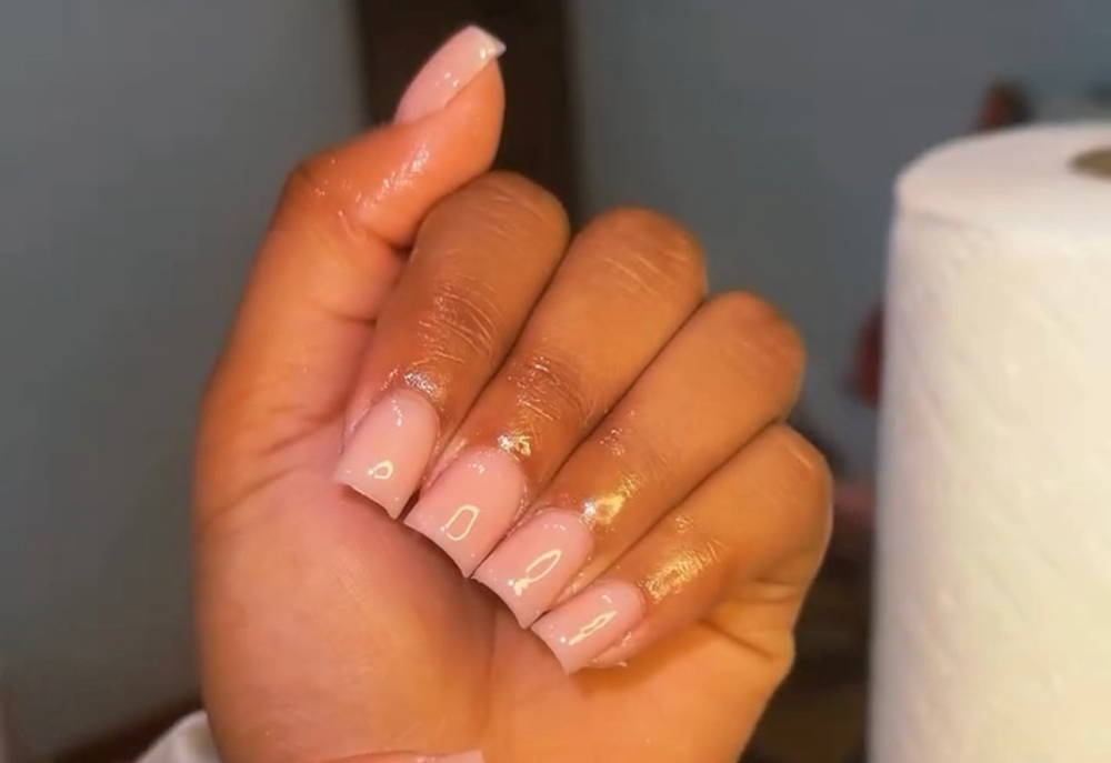Short One Color Full Set at The Pink Nail and Spa in Lynchburg, VA