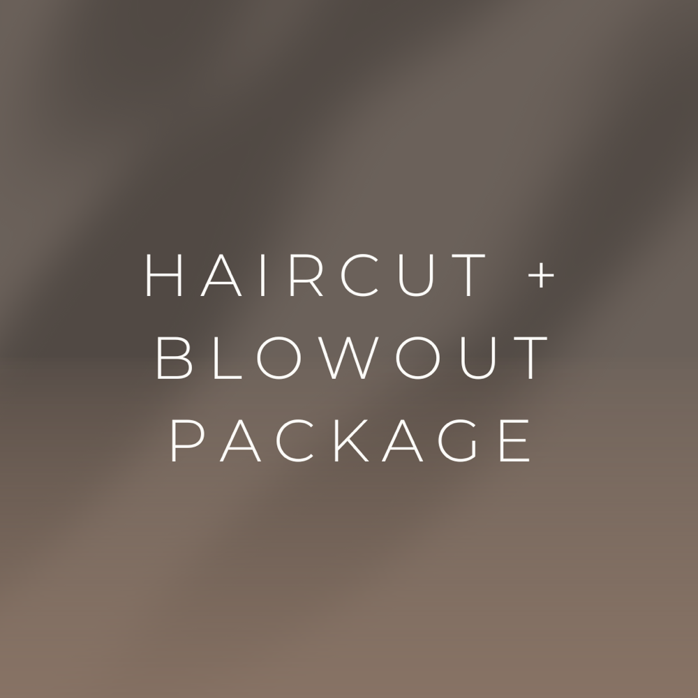 Haircut + Blowout Package