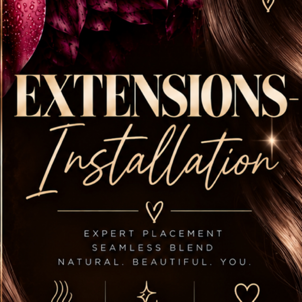 Extensions - Installation at Marlena Beauty in Del Mar, CA