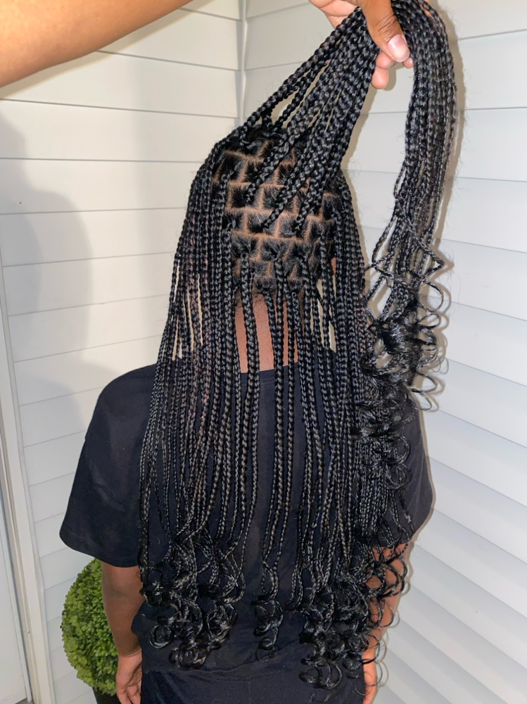 Small Knotless Braids at Styled By Marj in Nashua, NH