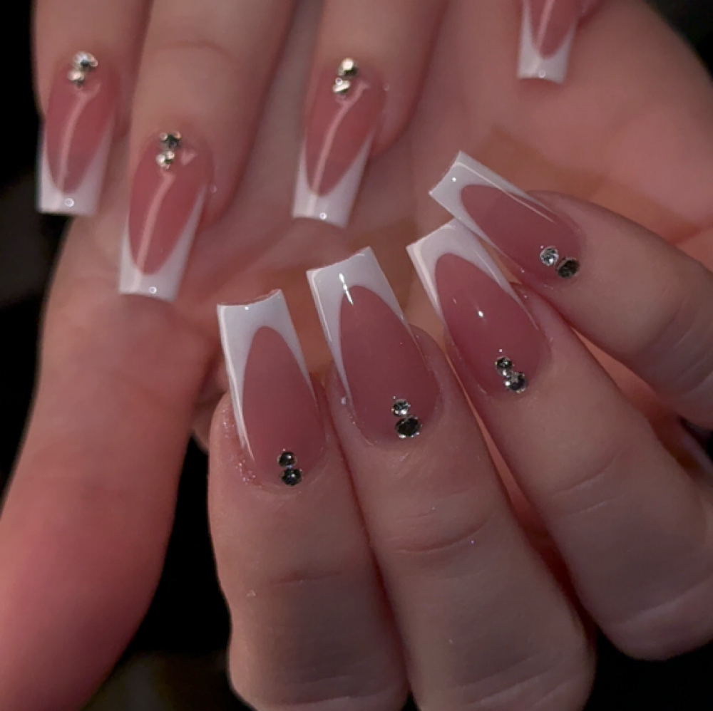 Gel X Basic French at Wicked Nailz Studios in Newburgh, NY