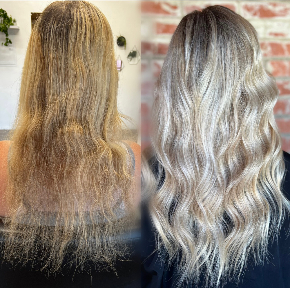 Hand tied extensions 1 Row at Holly Smith-Martinez at Beauty Within Lakeport in Lakeport, CA