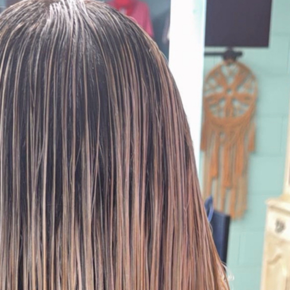 Toner/gloss at Brickhouse Beauties in Mooresville, IN