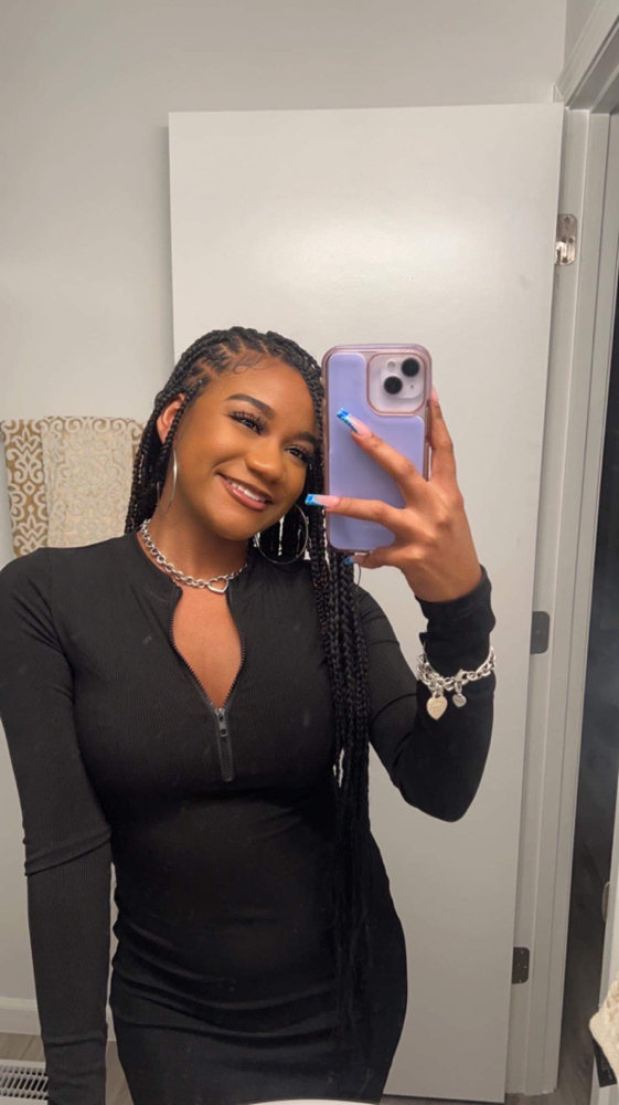 Flip Over Fulani Braids