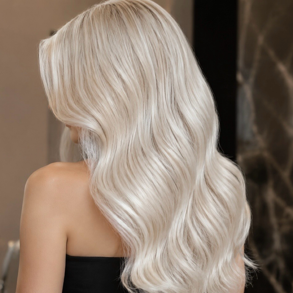 Platinum Blonde at La Belle Studio by Soraya in Woburn, MA