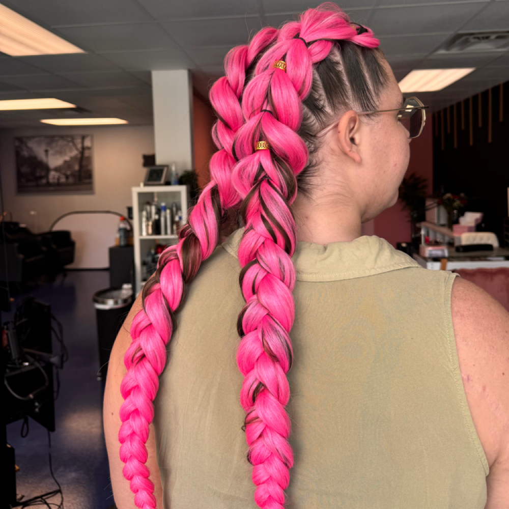 Two Braids at Seventy x Seven Salon in crescent Springs, KY