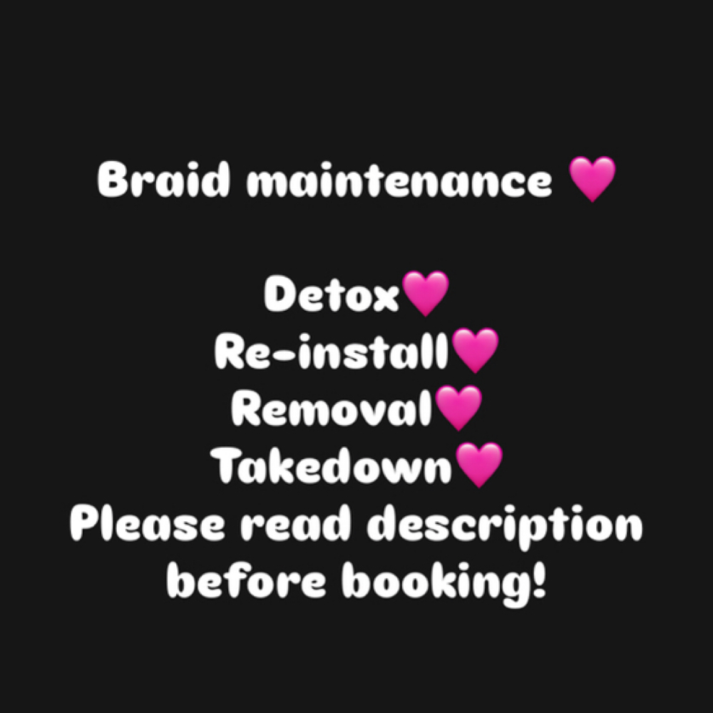 Touch Ups at Mejko braid studio in Inglewood, CA