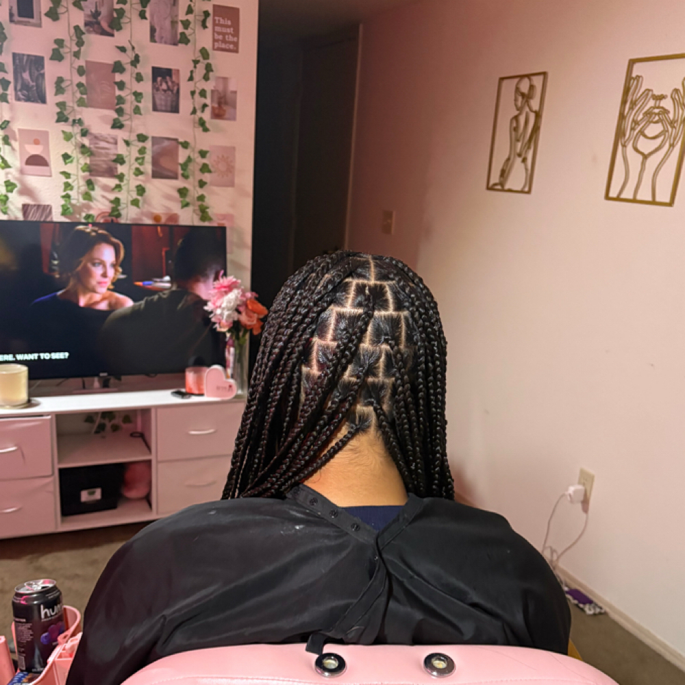 Regular Knotless Braids at selenagotstylez in Cheney, WA