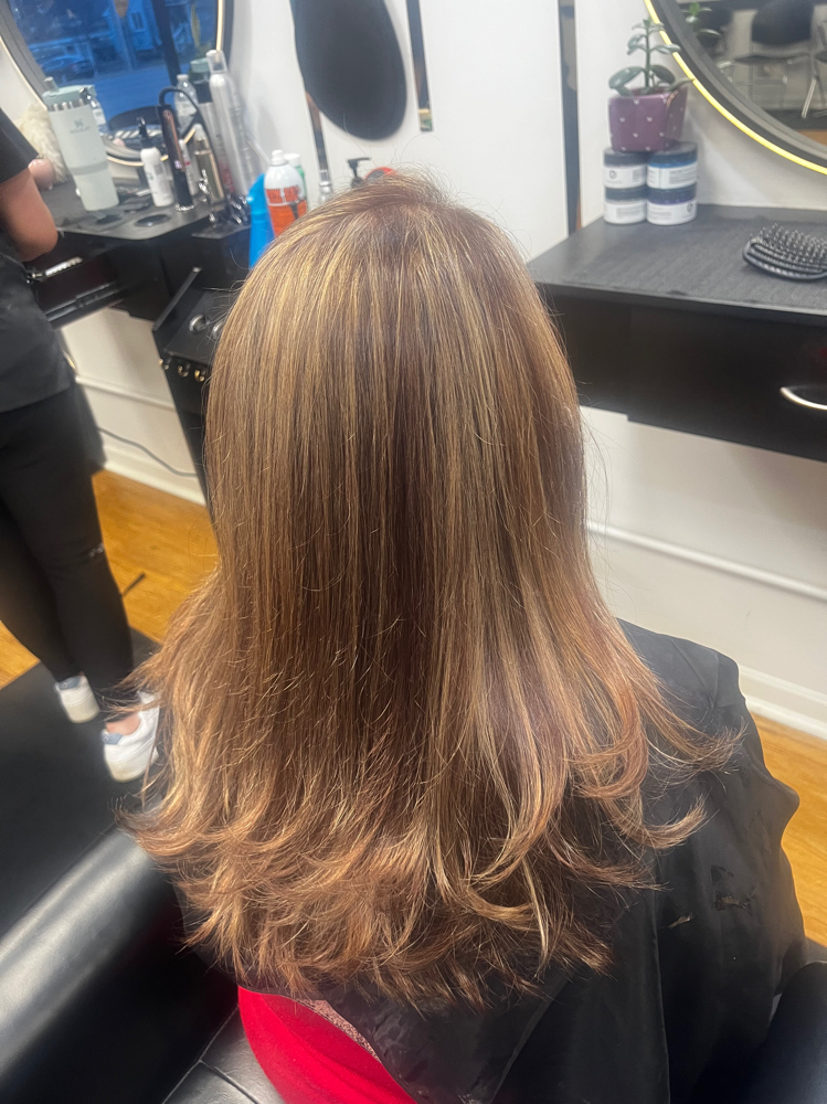 Women’s Haircut & Style at Lu Hair Salon and Barbershop in South Elgin, IL