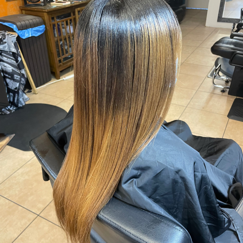 Silk Press at Starrlish hair in Alameda, CA