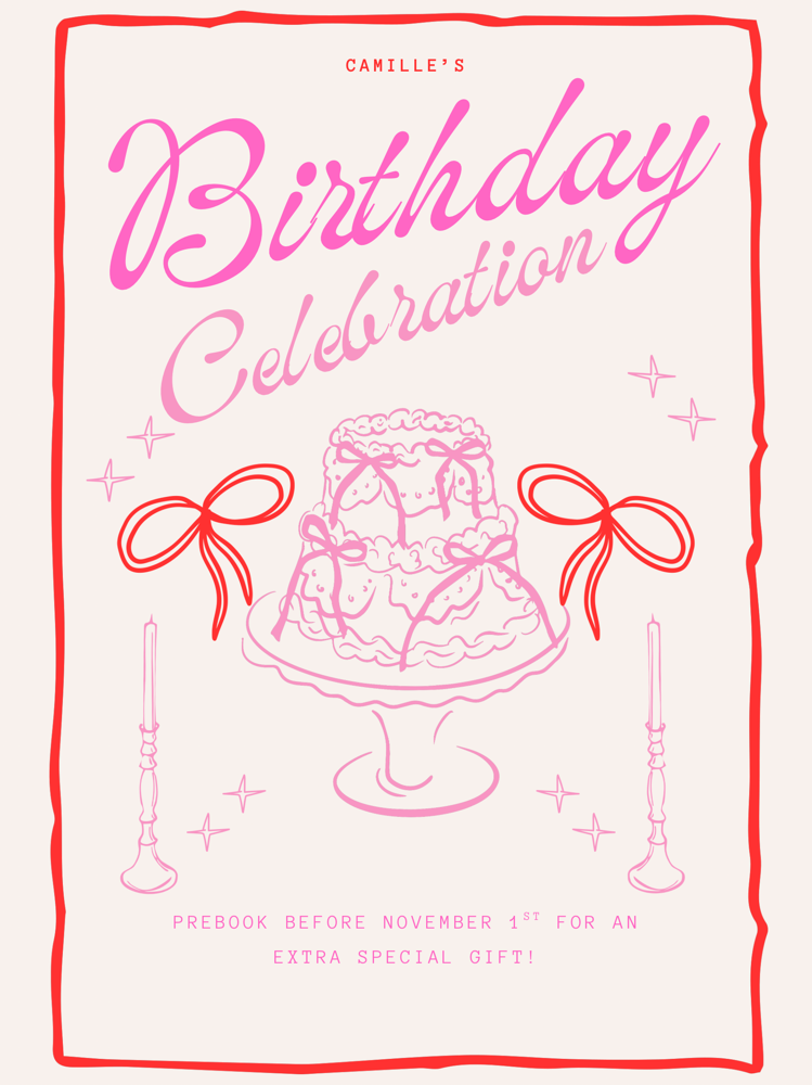 Camille’s Birthday Cake Facial