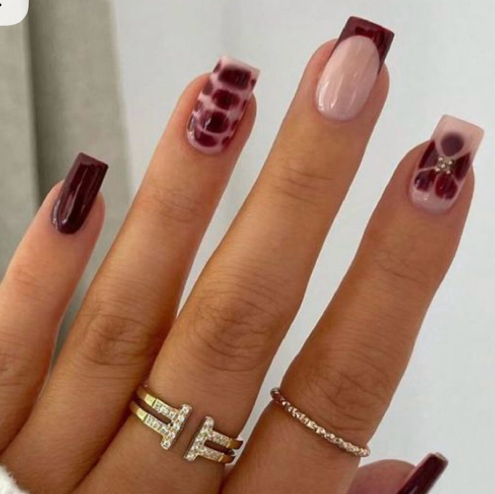 Dip Powder With Tips at Diana’s Nails & Spa in Livingston, NJ