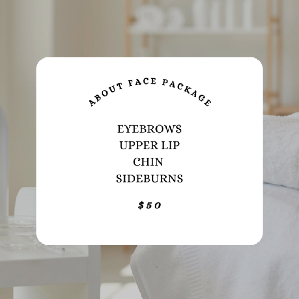 About Face Package at Sweet Face Beauty Skincare and Esthetics in Columbia, SC