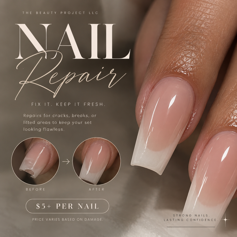 Nail Repair at The beauty project LLC in San Antonio, Texas, TX