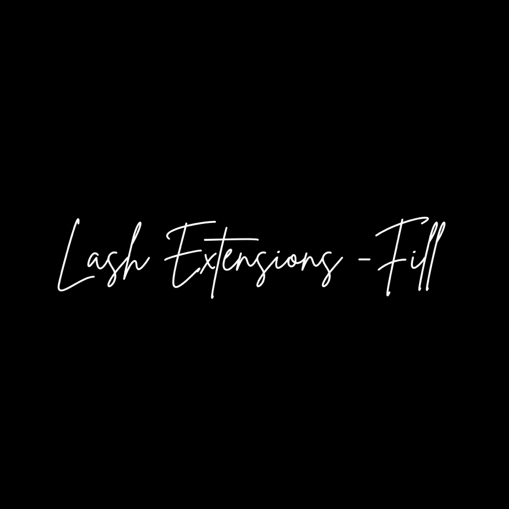 Model Lash Extension Fill