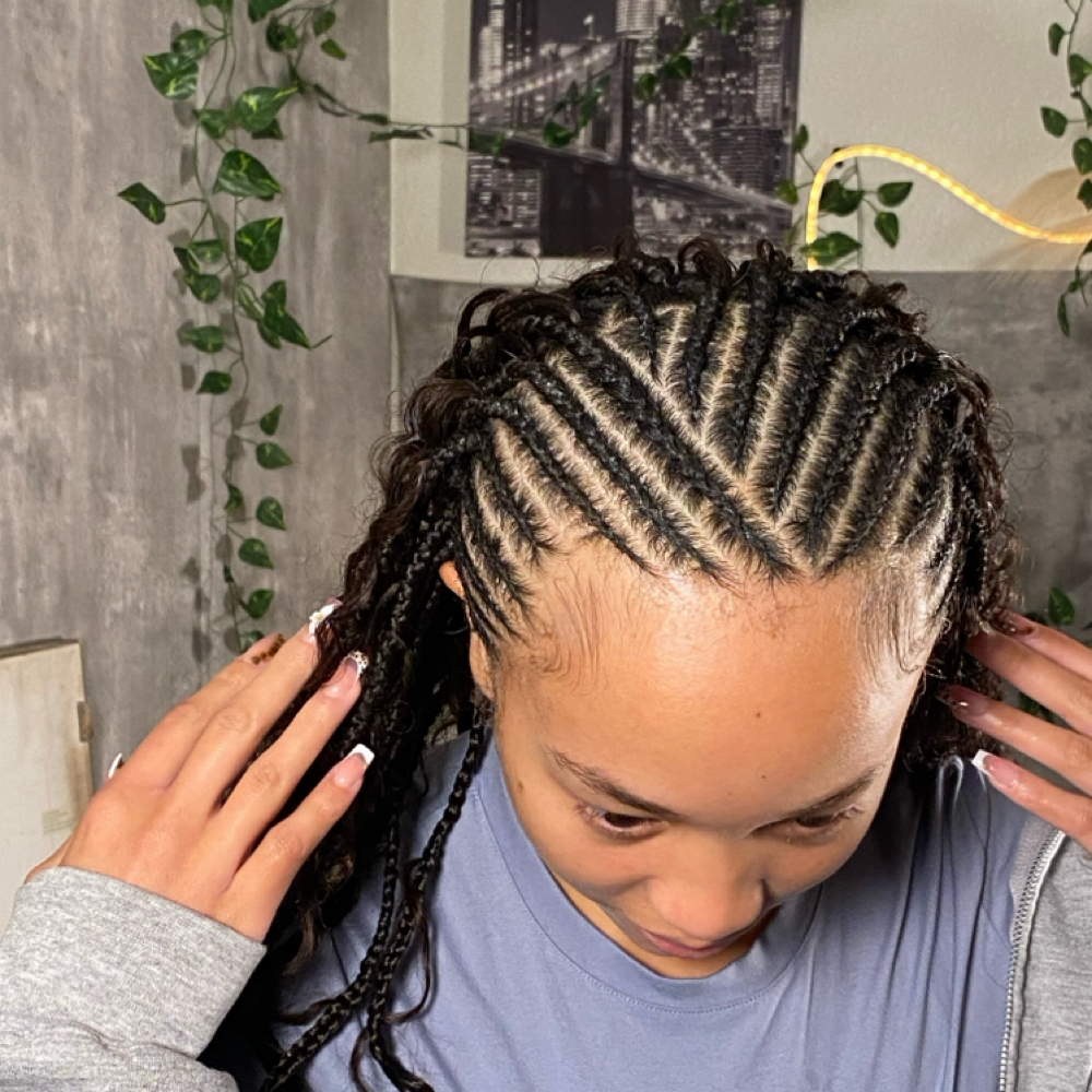 Medium Boho Fulani Braids at Lavished.rinaii in Victorville, CA
