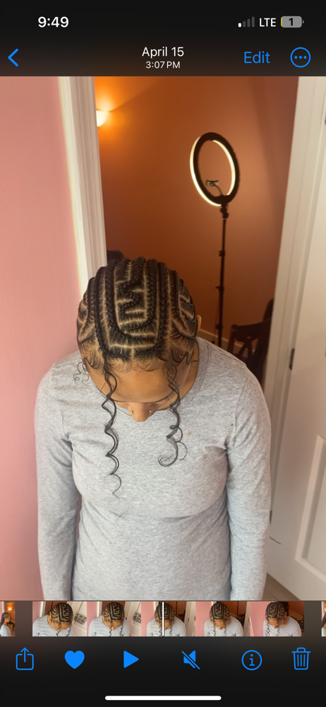 Small Freestyle Straight Backs