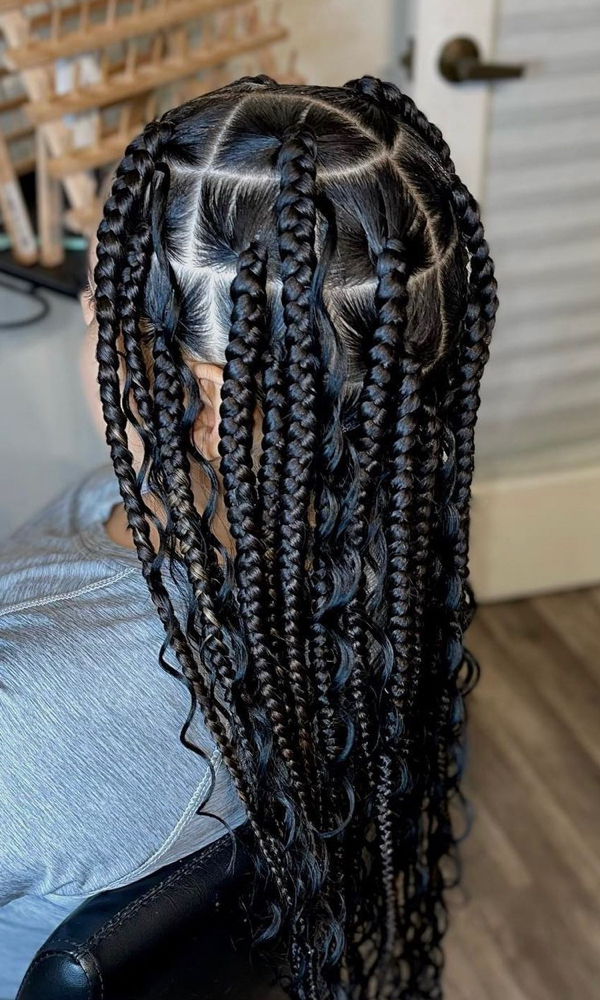 Large Boho Knotless