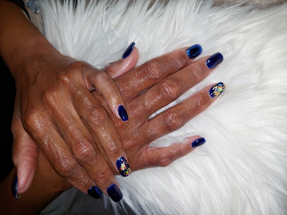 Foiled Nail Art