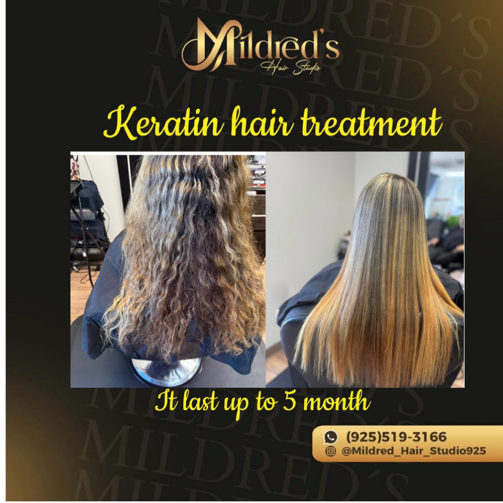 Keratin Treatment at Mildred’s Hair Studio in Concord, CA