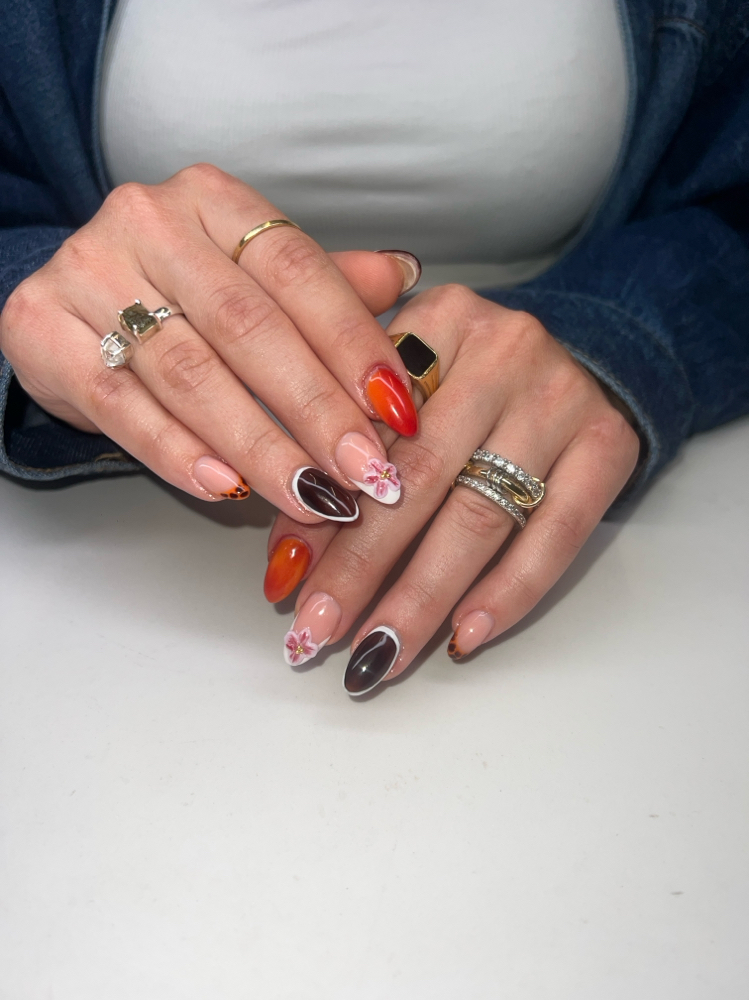 Hard Gel Full Set (With Tips) at Dark Arts & Top Coats in Staten Island, NY