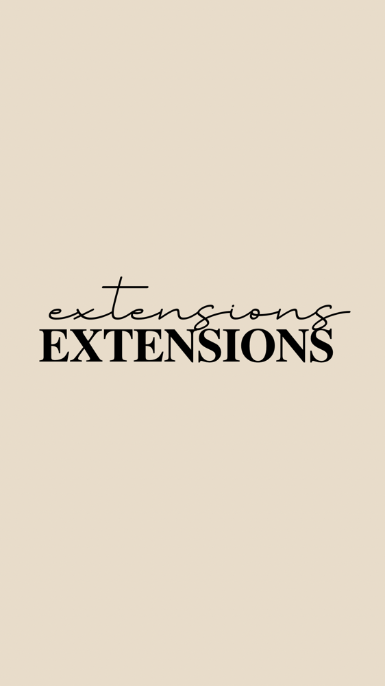 Extension Removal