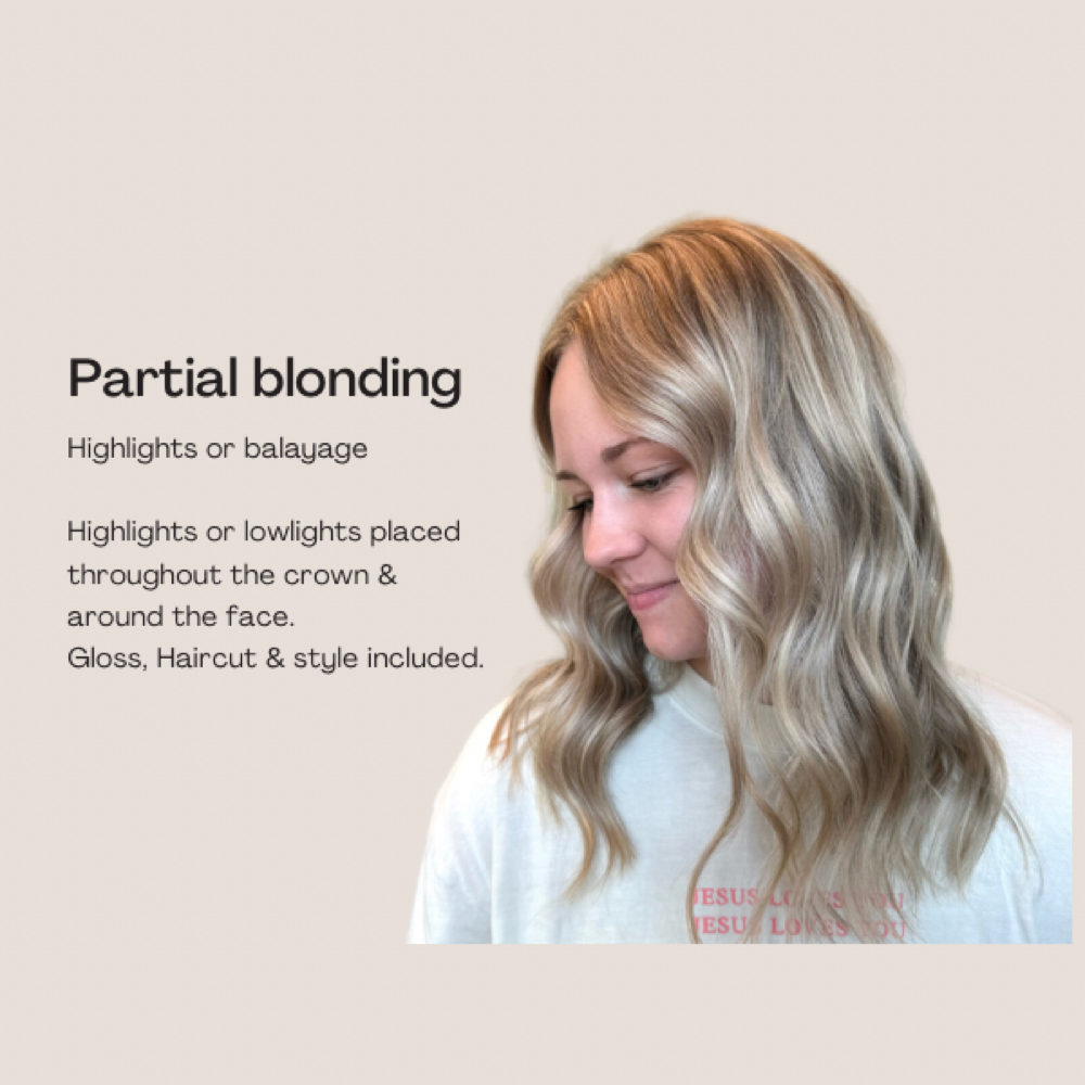 Partial Blonding at Sarah’s Hair Studio | Ivy + Mane Collective in Lafayette, IN