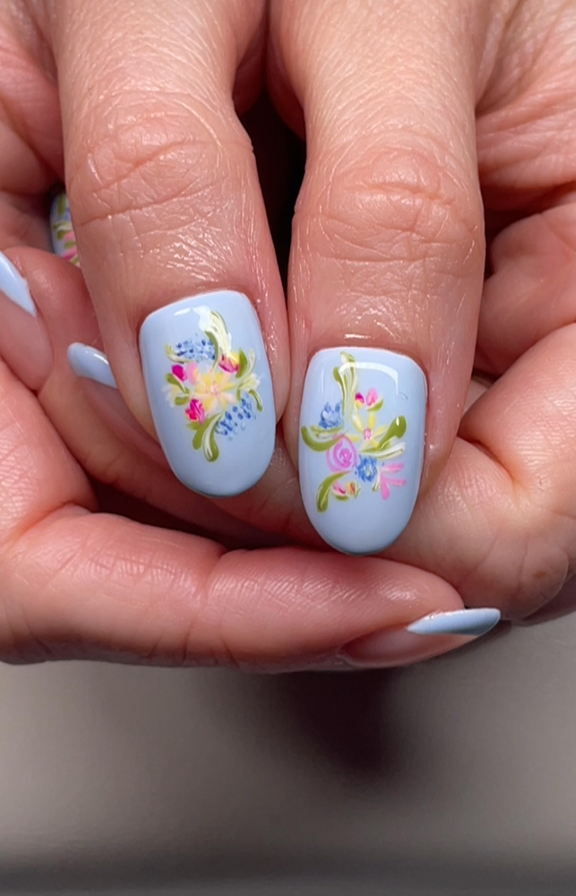 Medium Structured Gel Manicure
