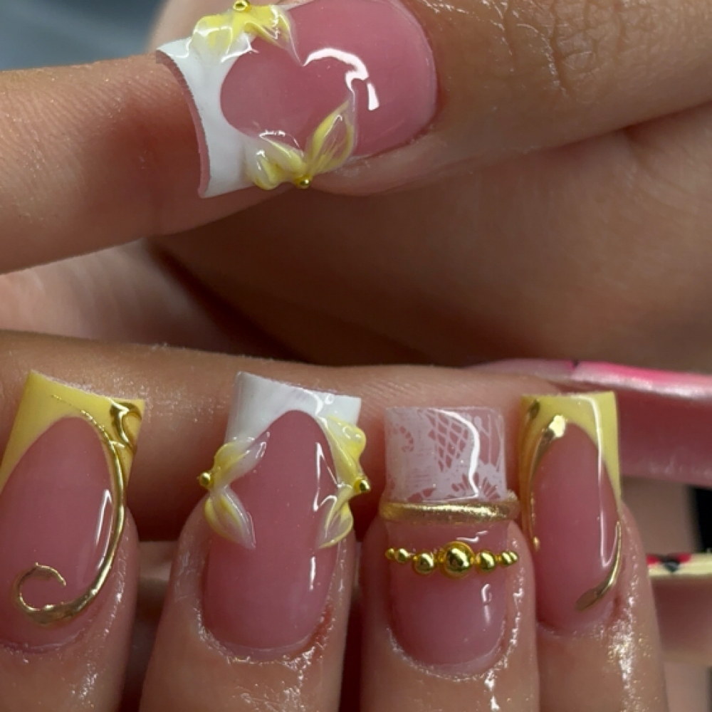Medium Acrylic Nails at Nails X KayKay in Clearfield, UT