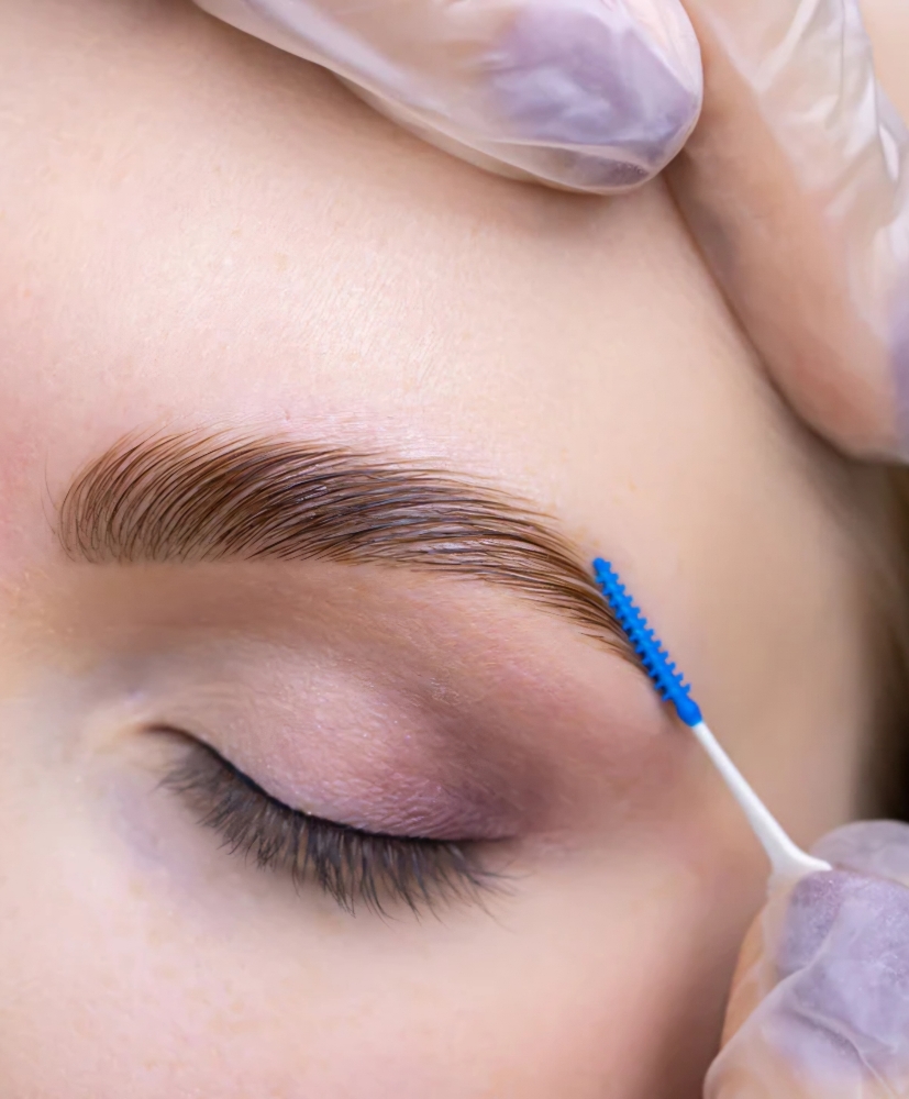 Browlamination With Tint & Shaping
