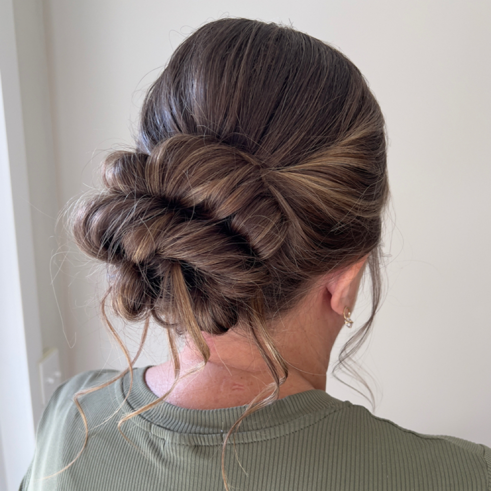 Bridesmaid Hair at Tyler & Drew Hair Co. in Marshall, MI