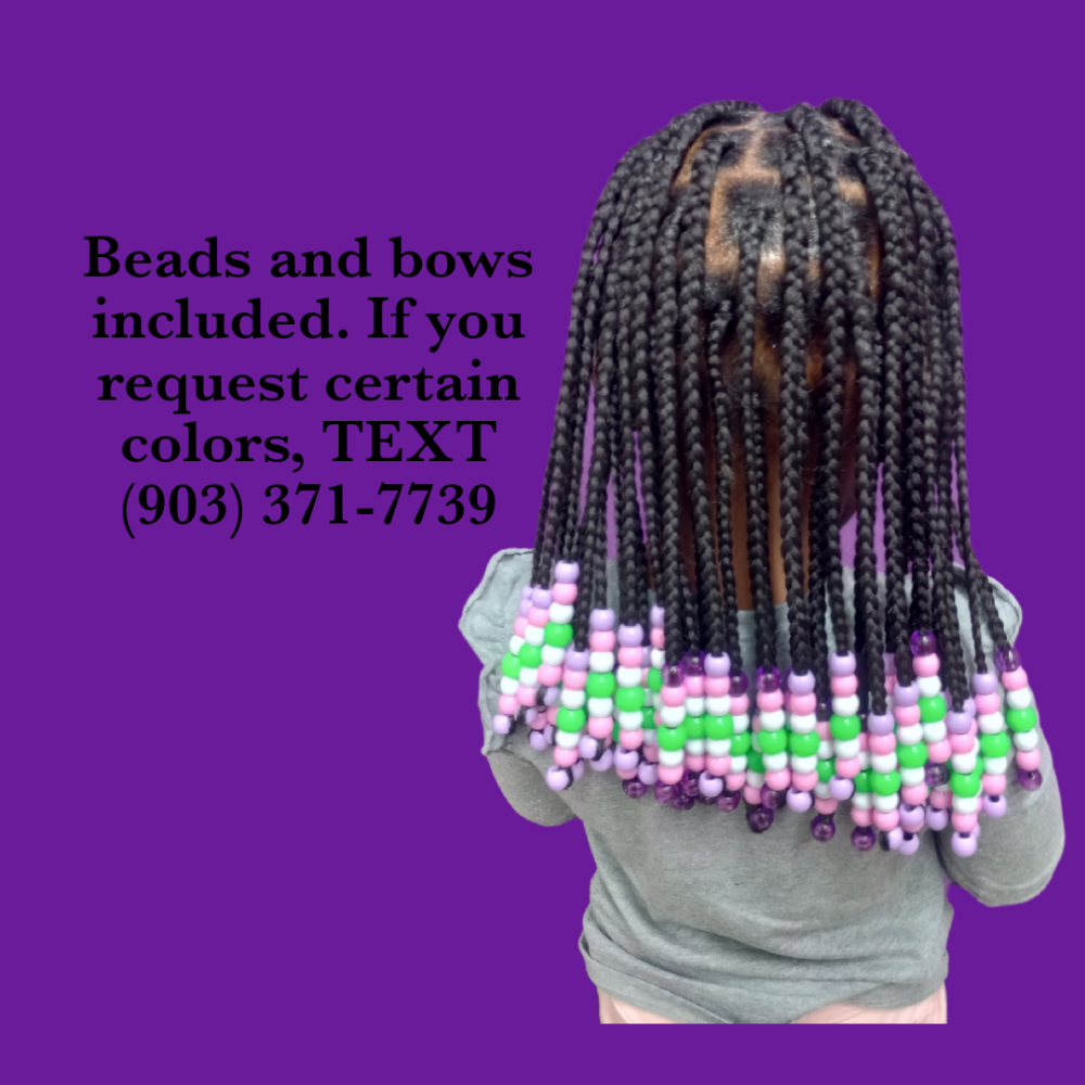 Kids Ages 2-8 BOX Braids