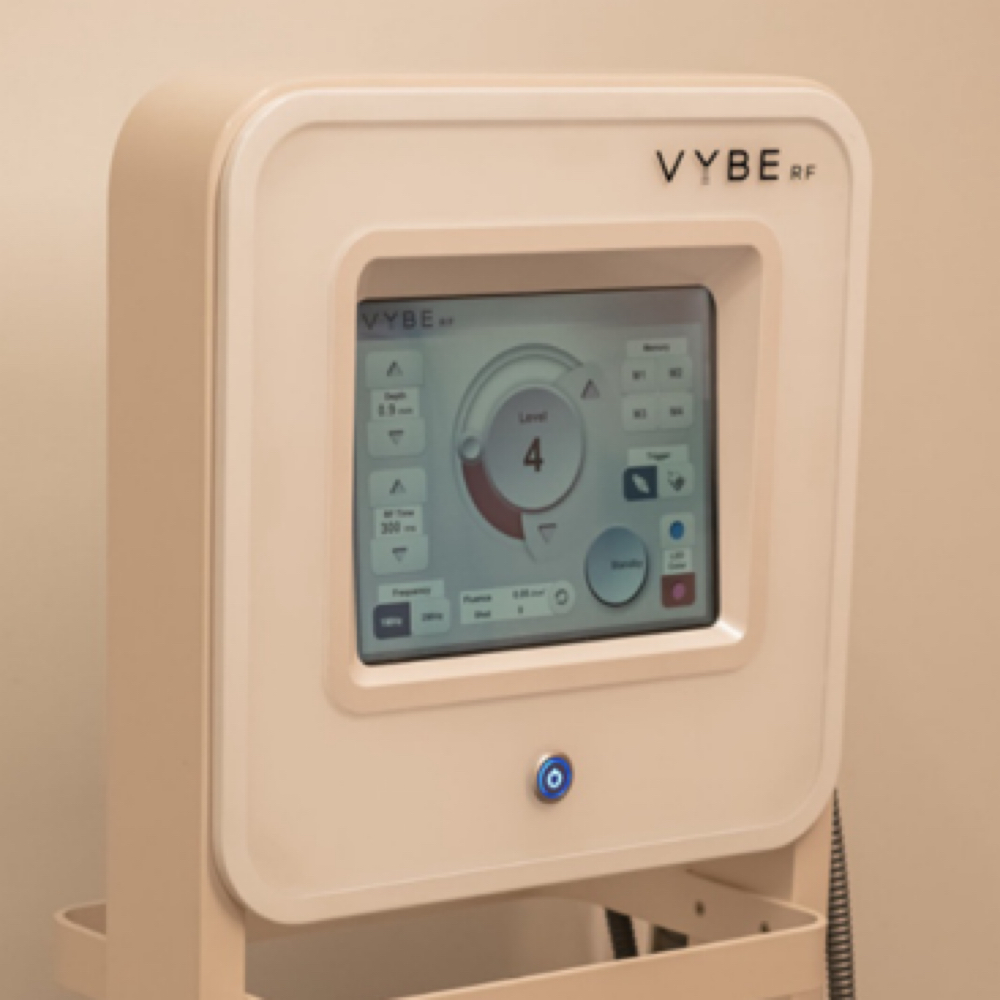 Vybe RF microneedling at Esther Esthetics in Suwanee, GA