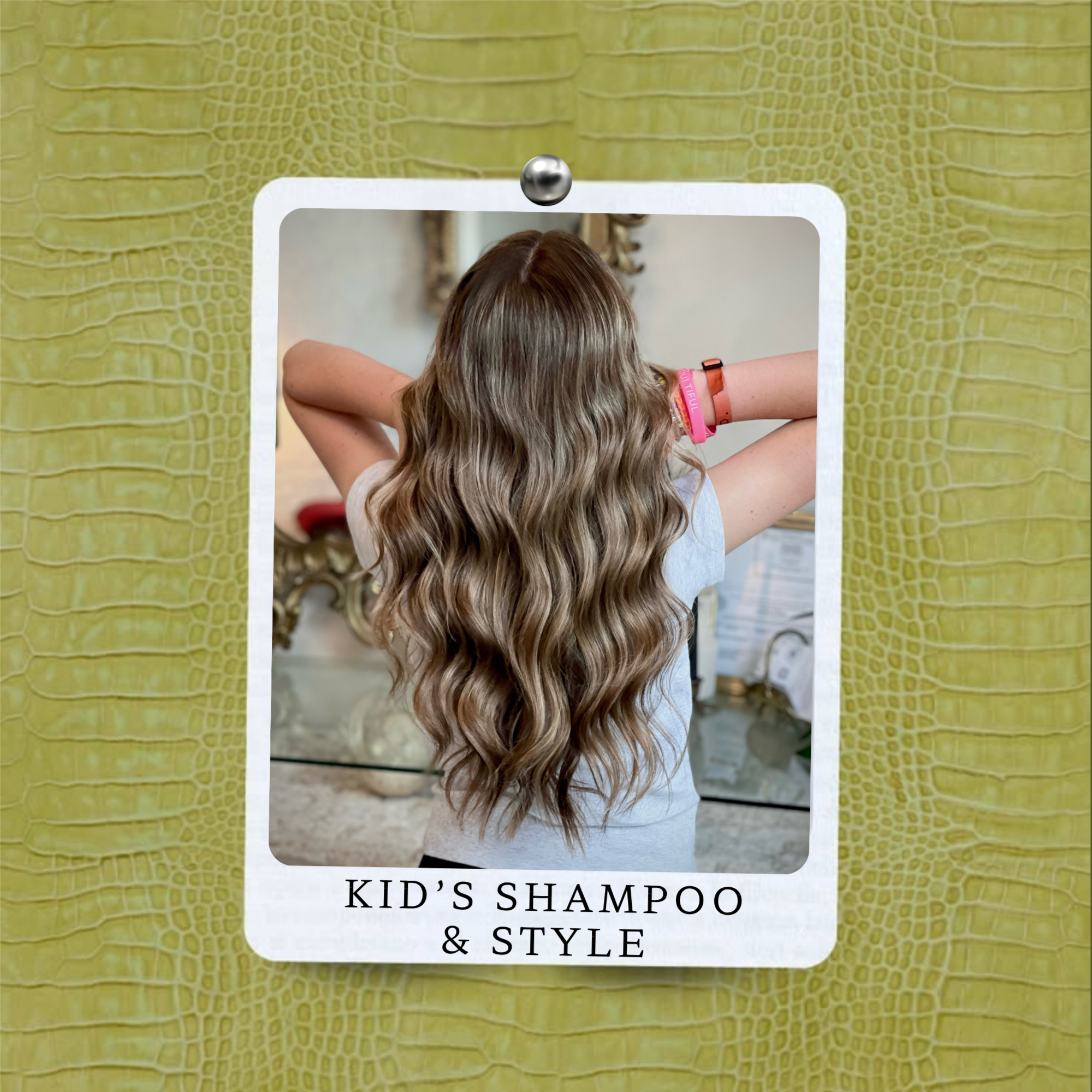 Kid's Shampoo & Style at COLORSxCOURT in Lincolnton, GA