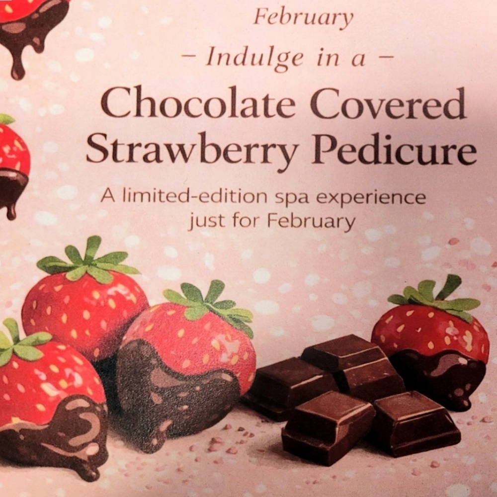 Chocolate Covered Strawberry Pedi at The Studio Hutto, TX in Hutto, TX