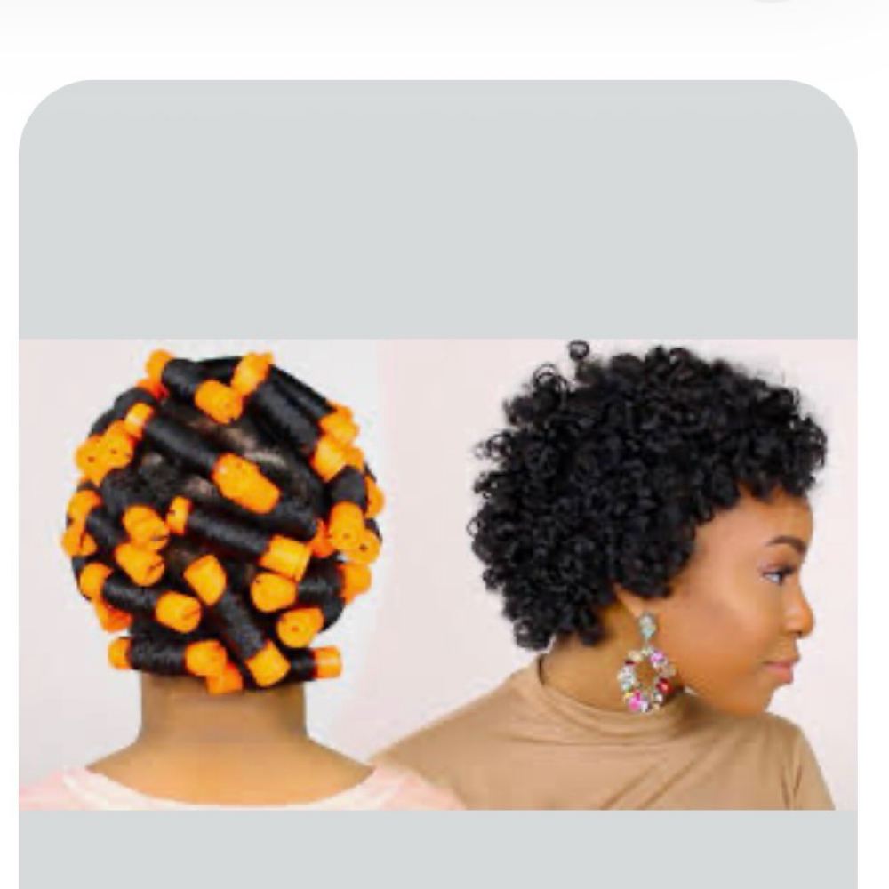 Roller Set Twist at LANTA SALON @ SALON ROW in Long Beach, CA
