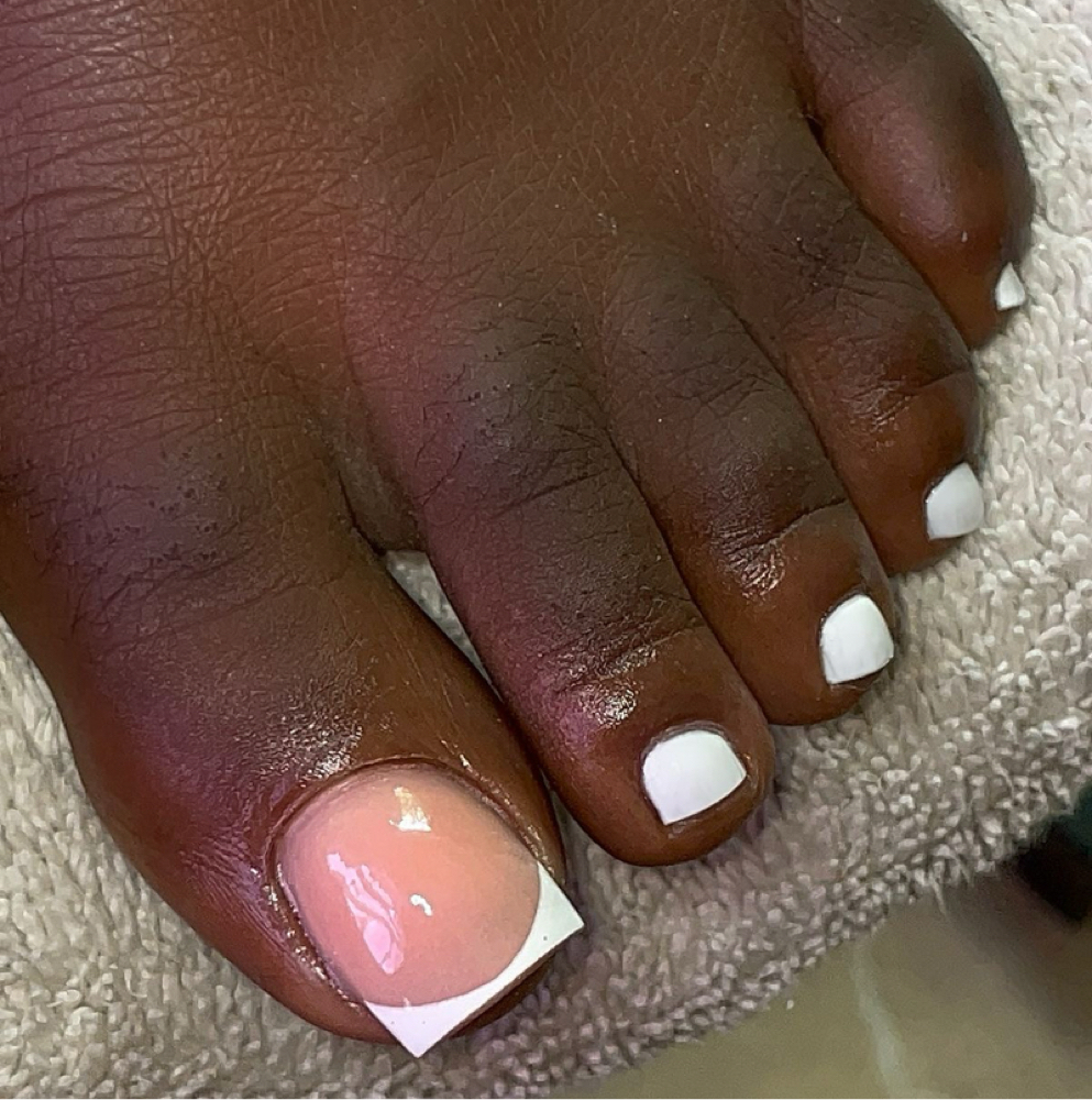 Acrylic On Both Big Toes Only at Itz_JAMC Nails in Webster, TX