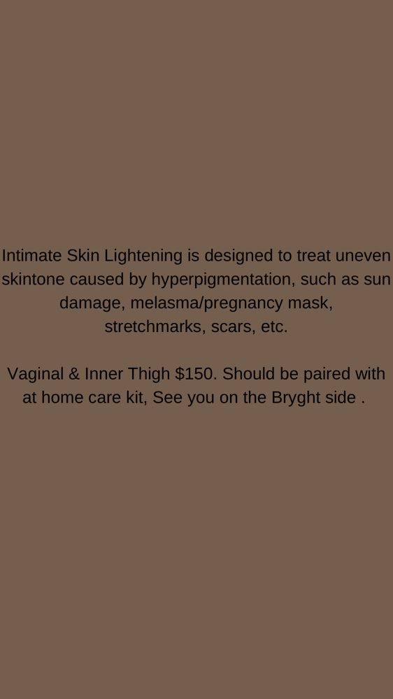 Vaginal & Inner Thigh Lightening