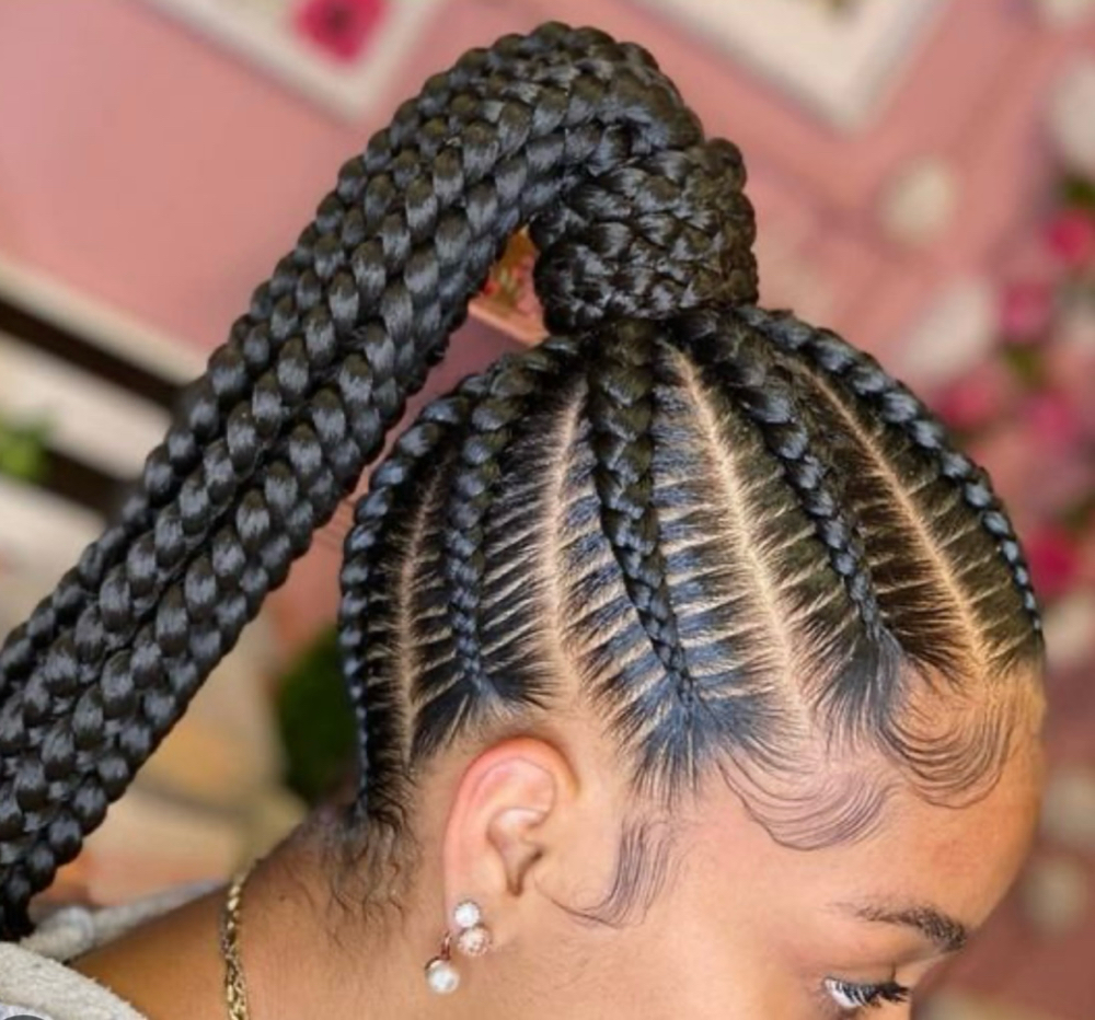 Kids Braided Ponytail