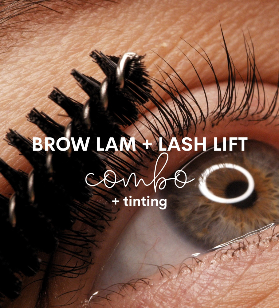 BROW LAM + LASH LIFT + tinting
