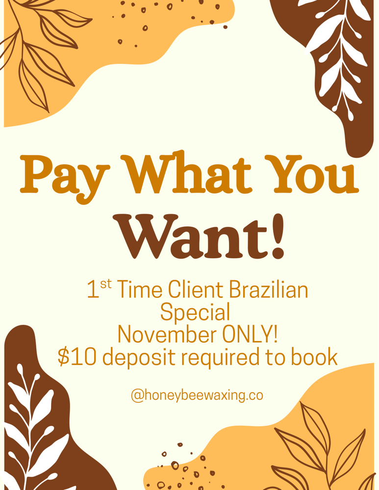 Pay What You Want Brazilian