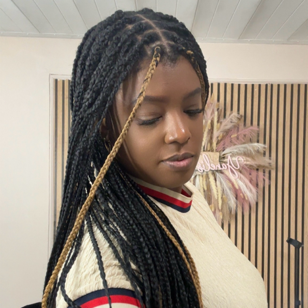 Mini Braids Waist Length at Yanelis  Braids in Port Richey, FL