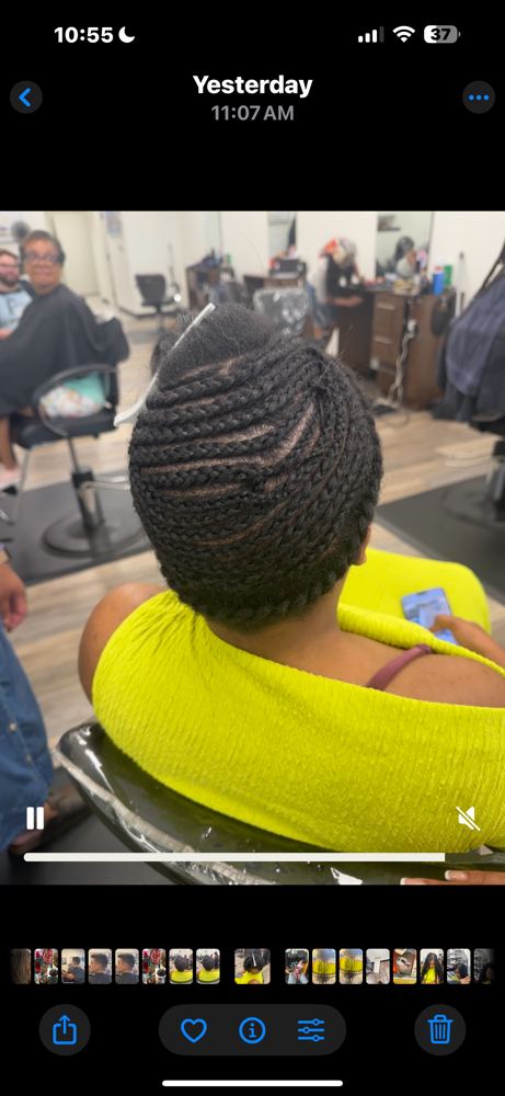 Braid down at Kee2Beauty in Richmond, VA